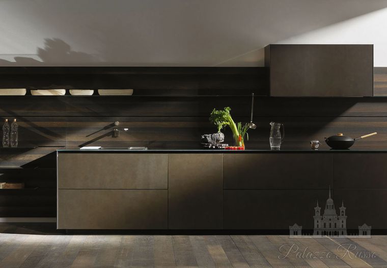 Кухня, нержавеющая сталь, Riciclantica Inox Touch – новая версия в отделке нержавеющей стали,,, Valcucine