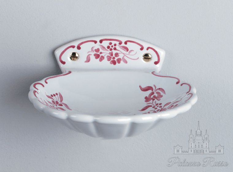 Мыльница Coquille, декор - Scean Rose, 11 01 05, Herbeau