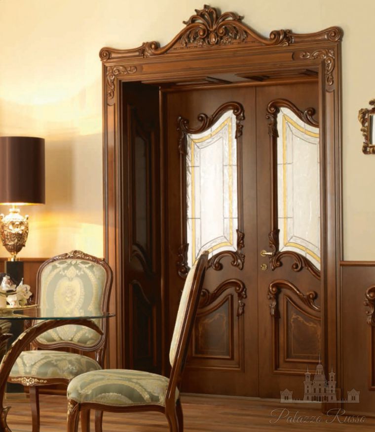 Двери, орех, дуб, грецкий ; отделка: Antiquariato, PALAZZO REALE 2/ A, New Design Porte