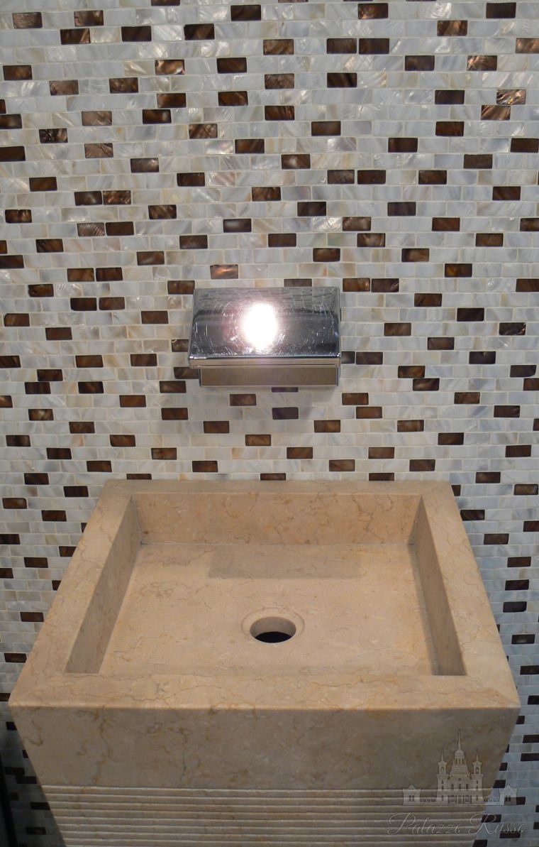 Мозаика для стен и пола, перламутр, Rectangular/ Mix, Studio Vega