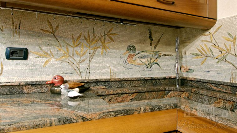 Мраморная мозаика, для стен и полов, Duck, Friul Mosaic