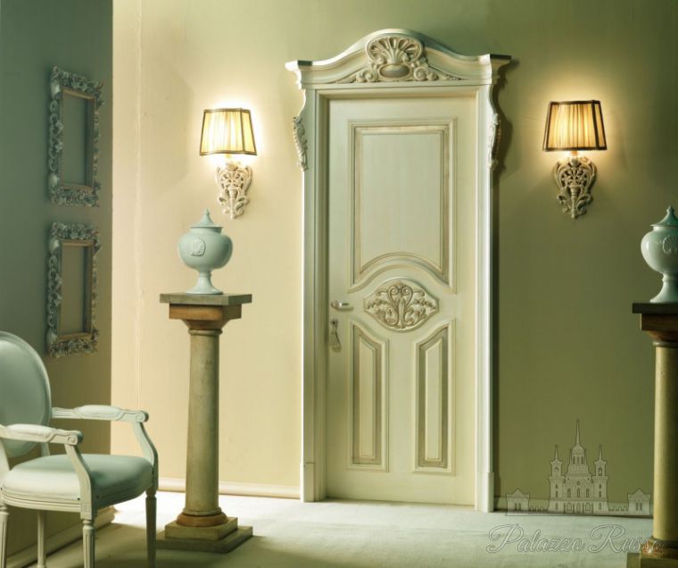 Двери, орех, дуб, Moдель с порталом Palazzo D ’ Inverno Ci 50 резьбой боковыми фризами ;, ’, New Design Porte