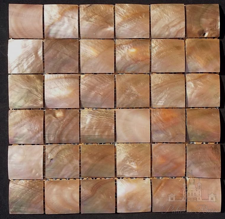 Мозаика для стен и пола, перламутр, Brown Lip/ A30, Studio Vega