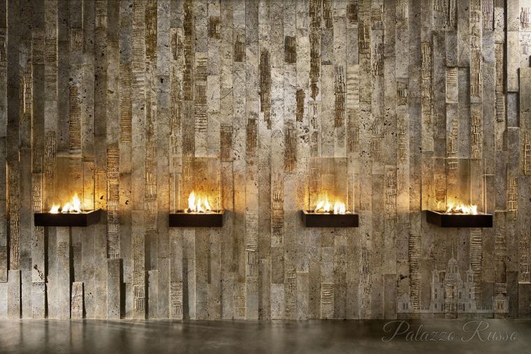 Натуральный камень Travertino - Decor Silver, только для стен, Tangle, Petra Antiqua