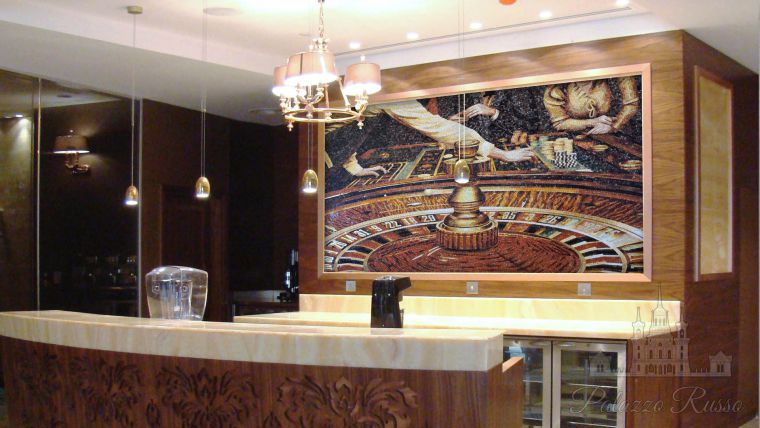 Мраморная мозаика, для стен, Roulette, Friul Mosaic
