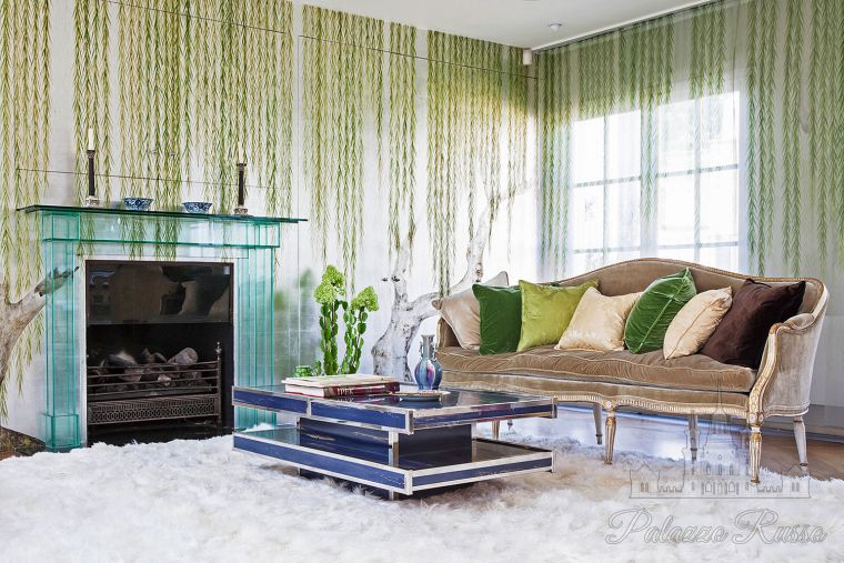 Ткани, шелковая органза, WILLOW/ 2286, De Gournay