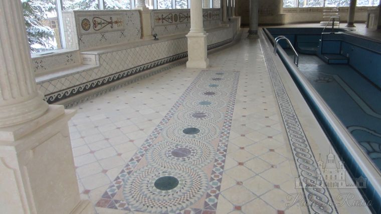 Мраморная мозаика, для стен и полов, Cosmati, Friul Mosaic