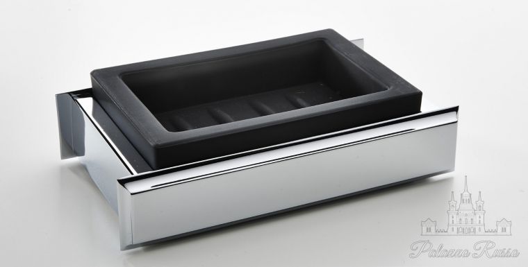 Мыльница подвесная, цвет - Matt Black Glass, BE01, 3SC