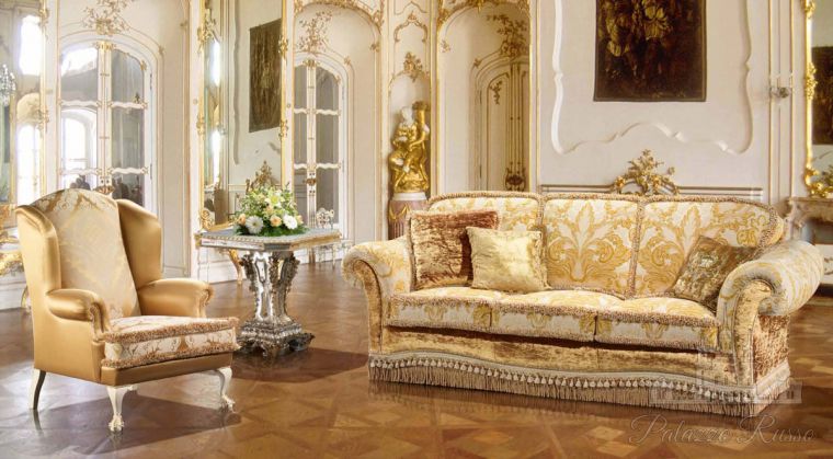 Мягкая мебель, диван, трехместный с бахромой, Beverly 1, Lunardelli