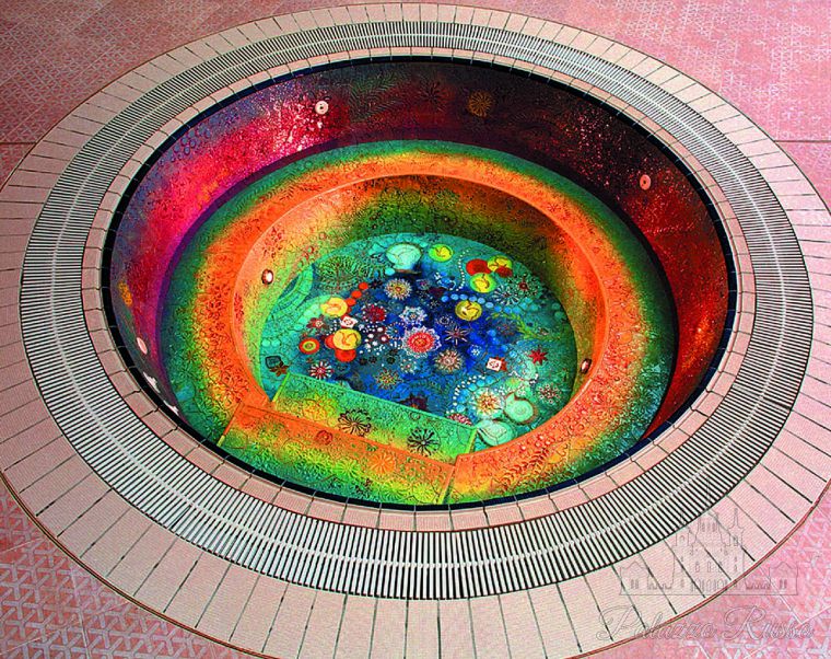 Декоративное панно, для бассейнов, керамическая мозаика, Jacuzzi Design, Craig Bragdy