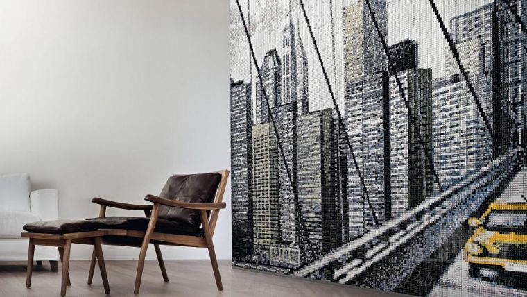 Мозаика стекло, для полов и стен, Skyline Bridge 05, Sicis