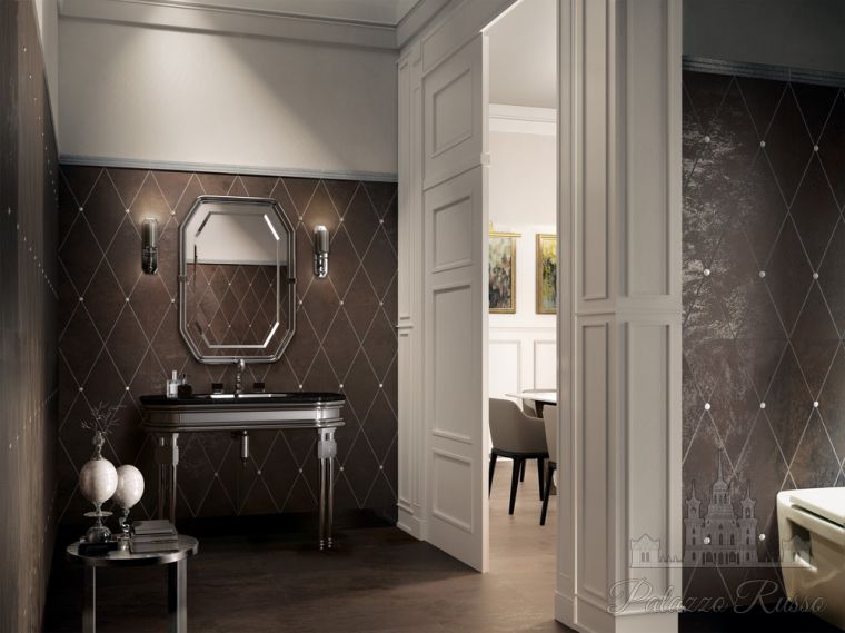 Керамический гранит, только для стен, Rhombus Platino Su Moro,, Petracer ’ S