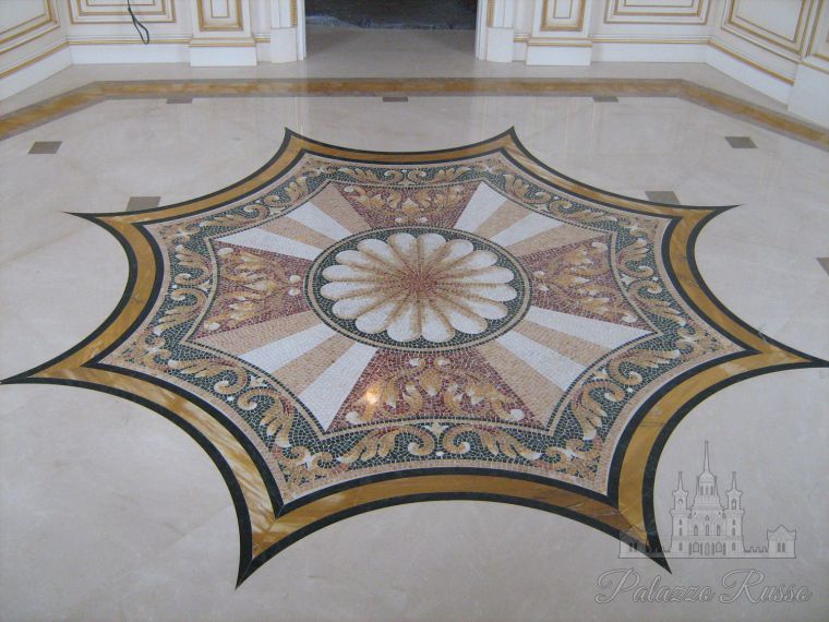 Мраморная мозаика, для стен и полов, Akenaton, Friul Mosaic