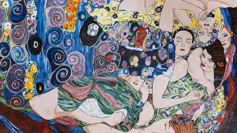 Мозаика стекло, для стен, The Maiden Klimt, Sicis