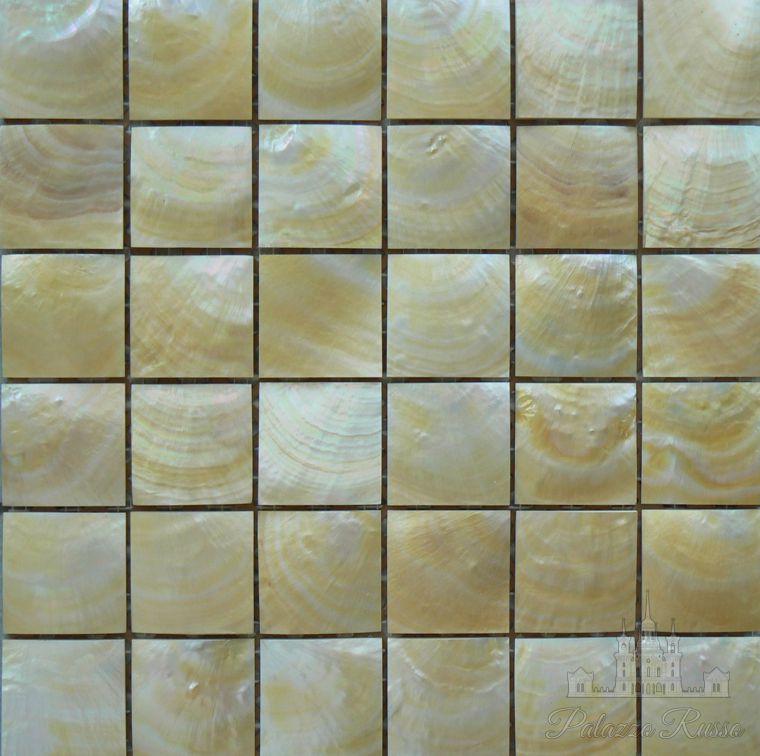Мозаика для стен и пола, перламутр, Gold Lip/ A30, Studio Vega