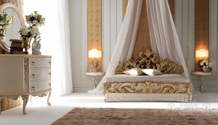 Спальни, кровать, отделка - Oro Antico, 2321, Silvano Grifoni
