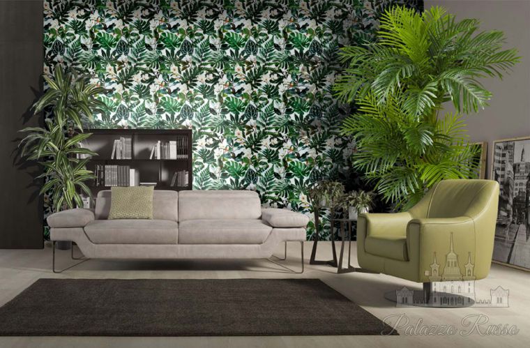 Натуральный камень, только для стен, мрамор Bianco Carrara, Tropical, Akros