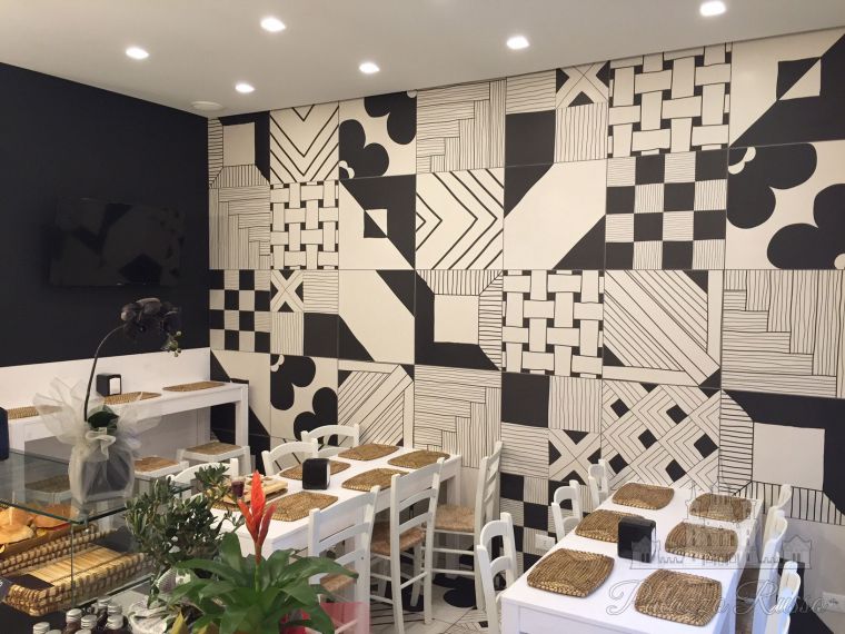 Керамический гранит, BLACK & WHITE: TA6060AC, Ornamenta