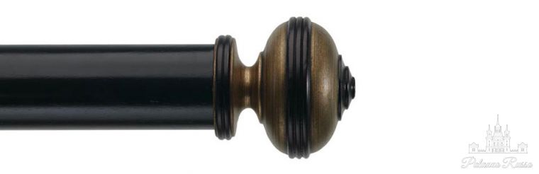 Карнизы, дерево, цвет - Ebony Antique Gilt, Hardwick, Byron And