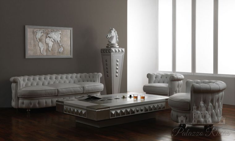 Гостиные, диван, дерево/ кожа/ сталь, коллекция мягкой мебели от Vismara Design включает в себя самые разнообразные, Bijou Sofa,