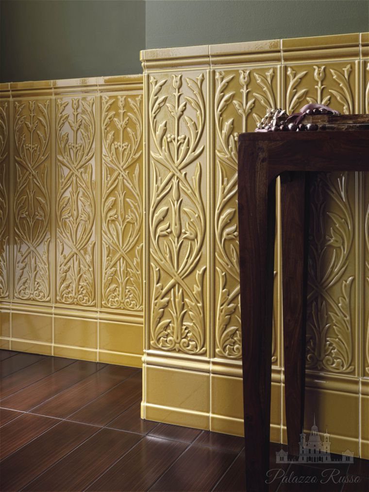 Плитка для стен, керамическая, ERMITAGE MUSTARD, Ceramiche Grazia