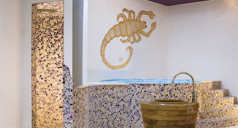 Мозаика, для полов и стен, глазурованная вулканическая лава, Luxury At Home, Casa Piu