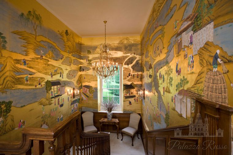 Обои ручной работы, шелк, COUTTS, De Gournay