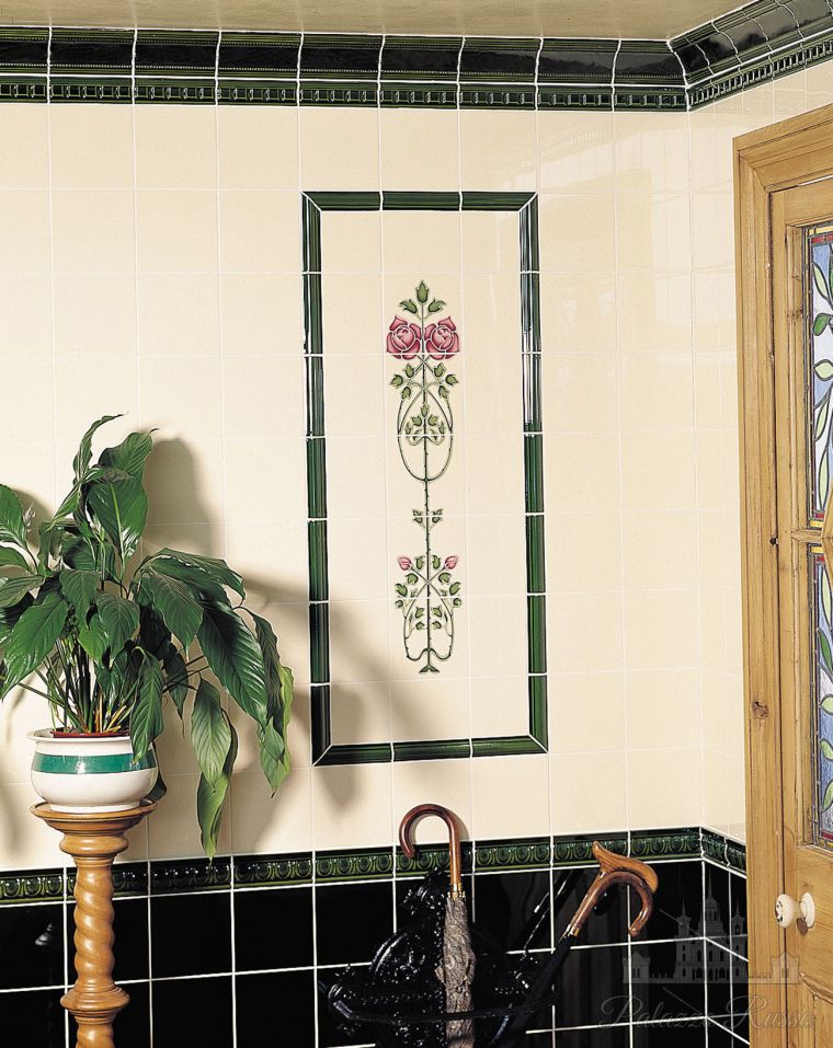 Керамическая плитка, для стен, Relief Tiles/ 6083B Rose And, Original Style