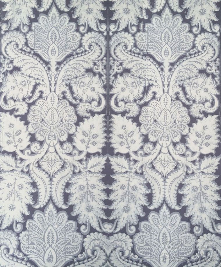 Обои ручной работы, для стен, бумага, дамаск. цвет - Syon Orchid, BAROQUE/ W0120 - 01, Watts