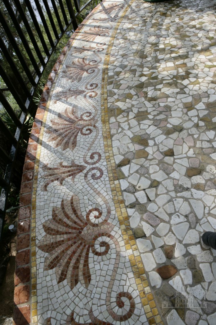 Мраморная мозаика, для стен и полов, Private Villa, French Riviera, FARAONE, Friul Mosaic