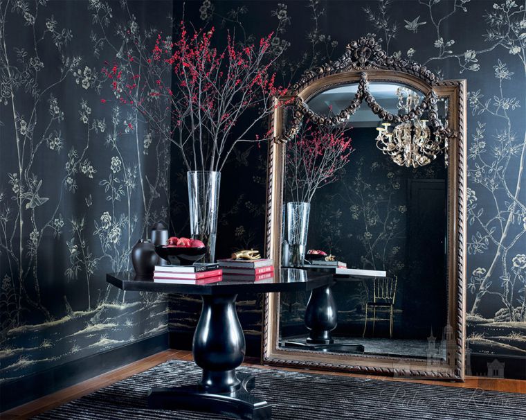 Обои ручной работы, шелк, PORTOBELLO/ 2521, De Gournay