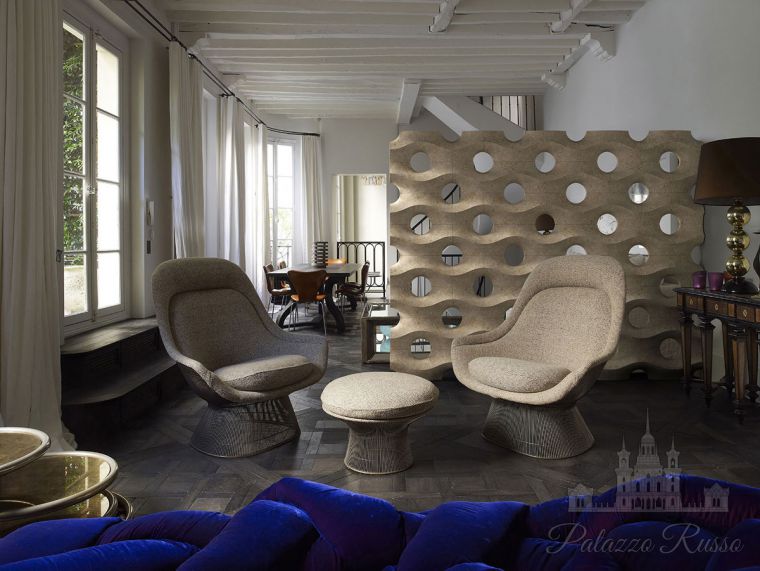 Натуральный камень Giallo Dorato, перегородки, Ducale, Lithos Design