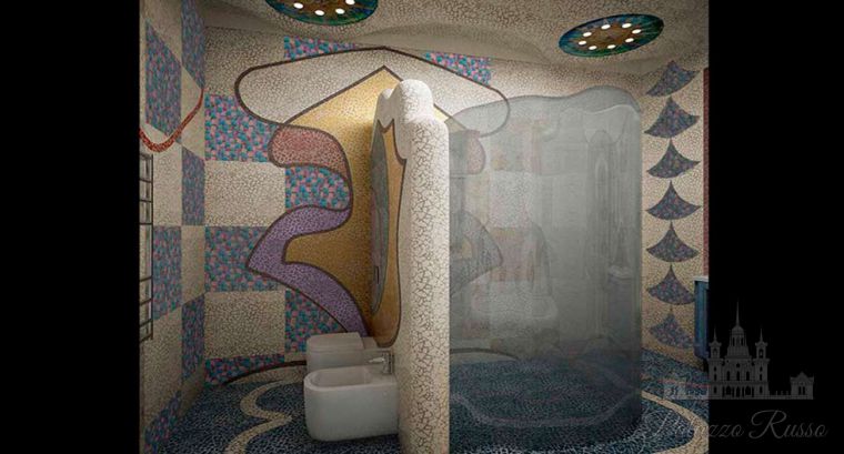 Мозаика, для полов и стен, глазурованная вулканическая лава, Customized Mosaic 1, Casa Piu