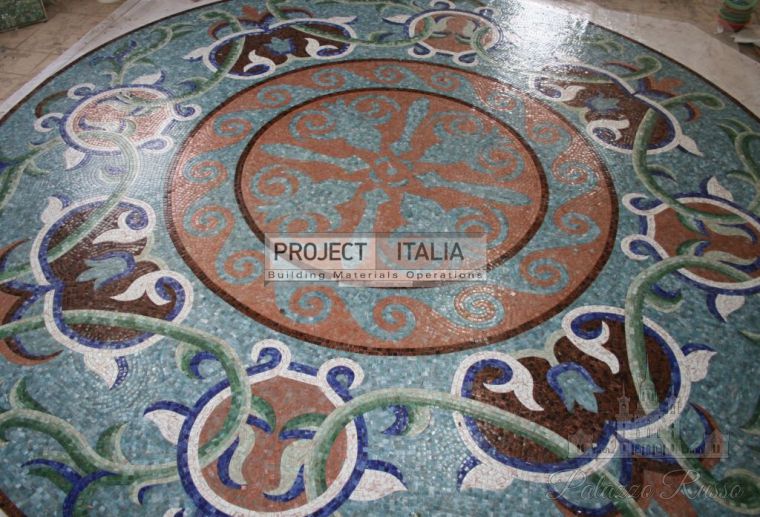 Стеклянная мозаика, для полов и стен, Hand Cut Glass Mosaic, Project Italia