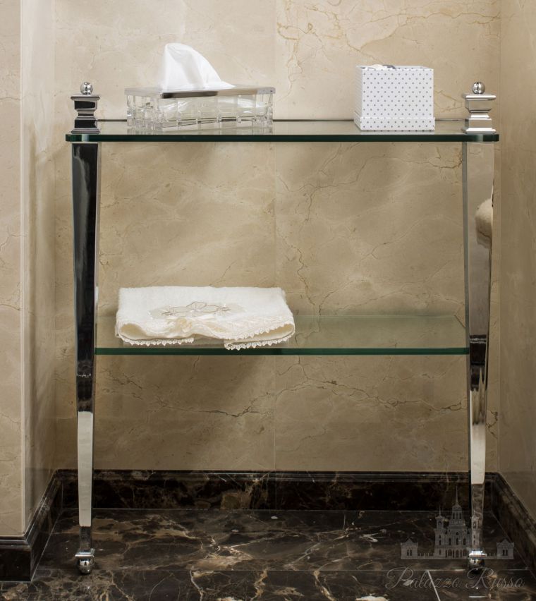 Мебель для ванной, консоль Regale Crystal, хром, RE3070CR, 3SC