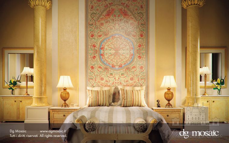 Мозаика, декорированное стекло/ Gold And Pearl, Diamond, DG Mosaic