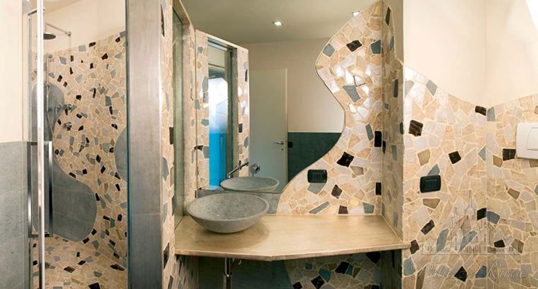 Мозаика, для полов и стен, вулканическая лава, Intarsi Mosaico Avorio, Casa Piu