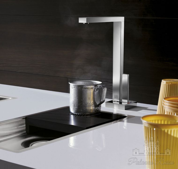 Смеситель/ душевая система, платина матовая, горячий и холодный Water Dispenser: вылет 145мм ; неподвижный,, Lot 3/ 17 861 680, Dorn Bracht смесители