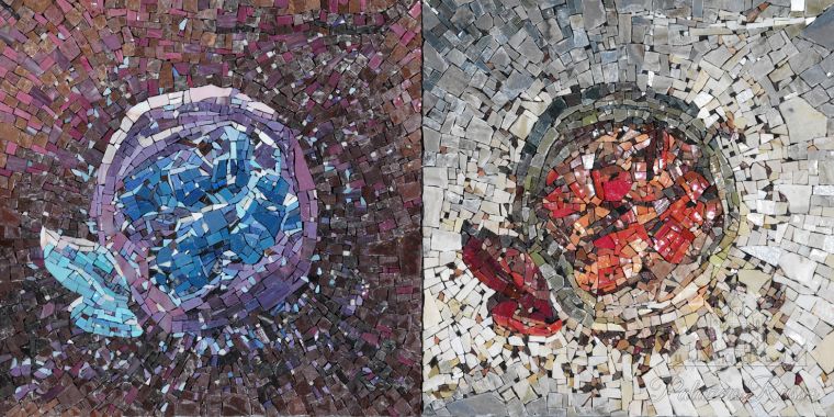 Мраморная и стеклянная мозаика, для стен, Food, Friul Mosaic