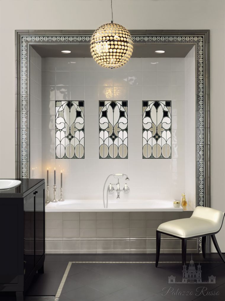 Плитка для стен, керамическая, PANNELLO FENICE GREY, Ceramiche Grazia