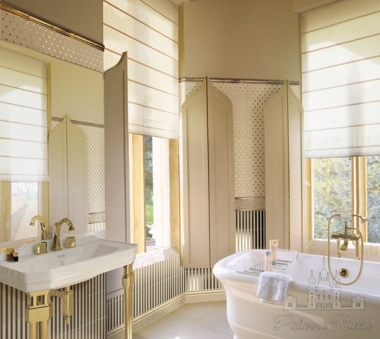 Керамическая плитка, только для стен, Grand Elegance Gold, Giglio Oro 24Kt Su Crema, Petracers