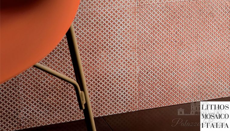 Натуральный камень, для стен, мрамор Bp - Copper, серия Textures, Celebration 305 -, Lithos Mosaico