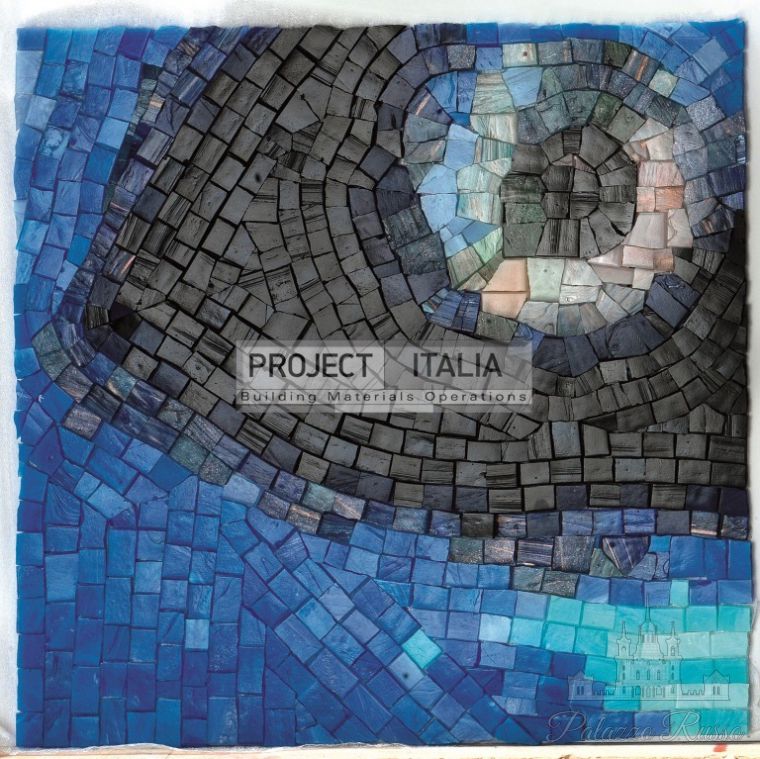 Стеклянная мозаика, для полов и стен, Hand Cut Glass Mosaic 1, Project Italia