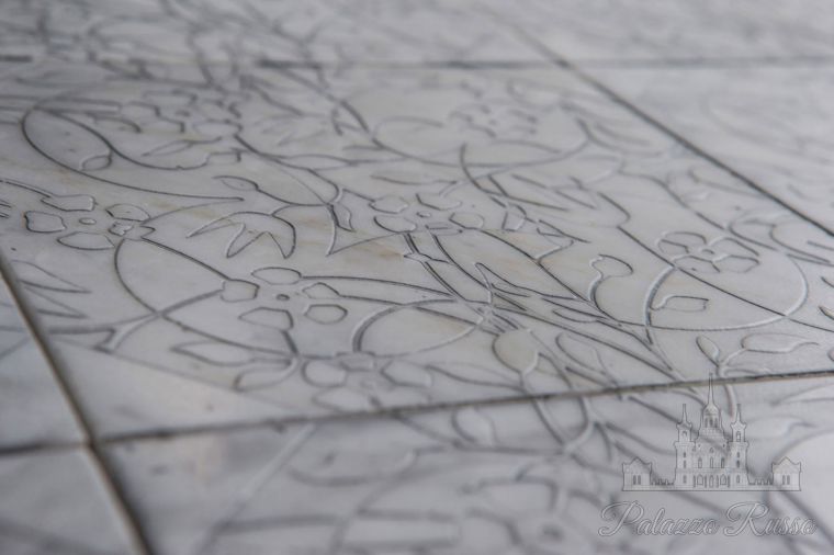 Натуральный камень, для полов и стен, мрамор Bianco Carrara — Grey, новинки Maison & Objet 2018, TWENTY 03, Lithos Mosaico