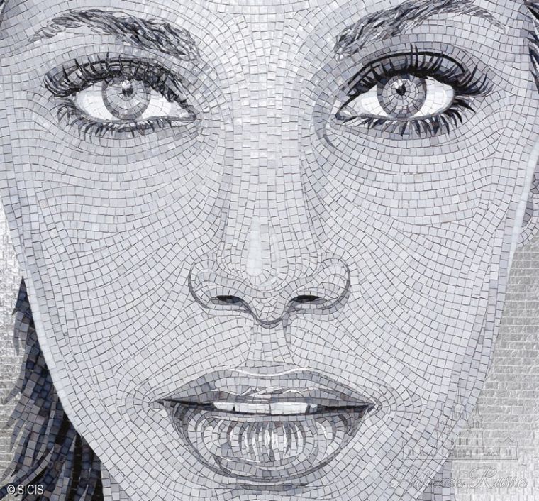 Мозаика стекло, для стен, Portrait W1001, Sicis