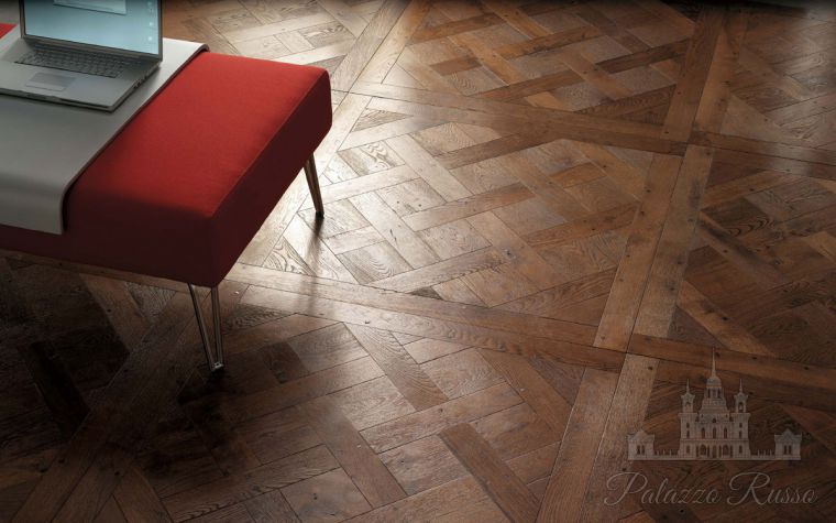 Модульный паркет, дуб, цвет: Rovere Medio, VERSAILLES CON TASSELLI, Parquet IN