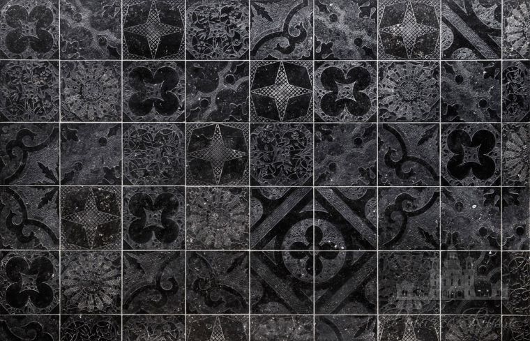 Натуральный камень, для полов и стен, мрамор New Black, новинки Maison & Objet 2018, TWENTY, Lithos Mosaico