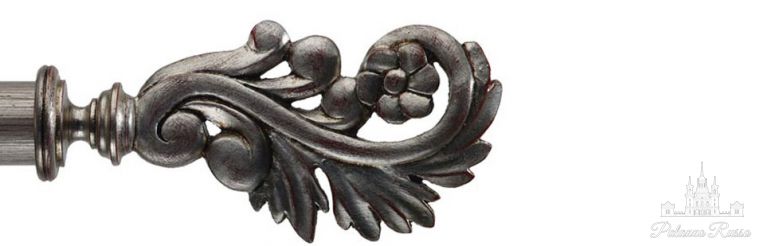 Карнизы, дерево, цвет - Red Distressed Silver, Flora, Byron And