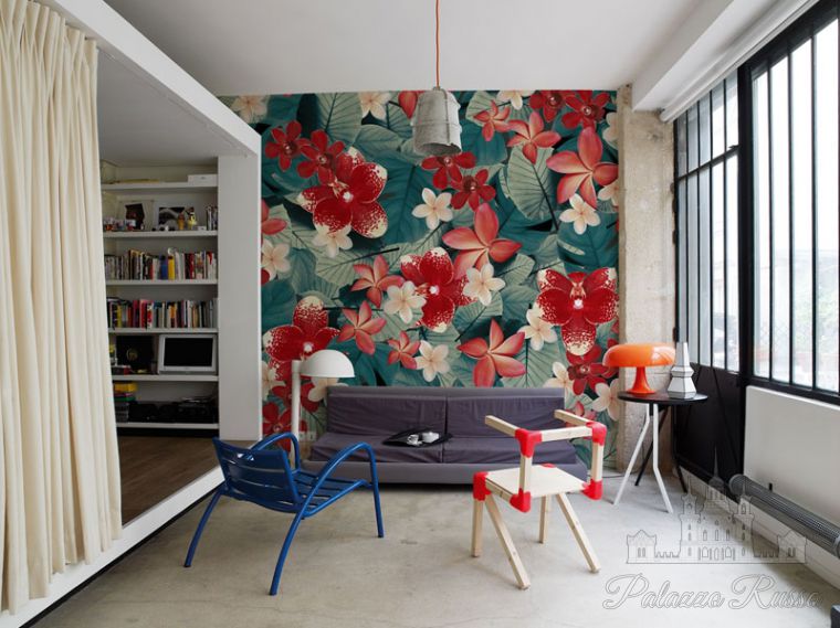 Панно дизайнерское, винил, дизайнер - Christian Benini, Tropics Reloaded WDAN15TO, Wall And Deco