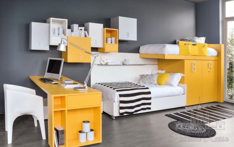 Детские, кровать, Proposte 2, Erba
